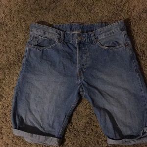 Slim Fit Jean Shorts